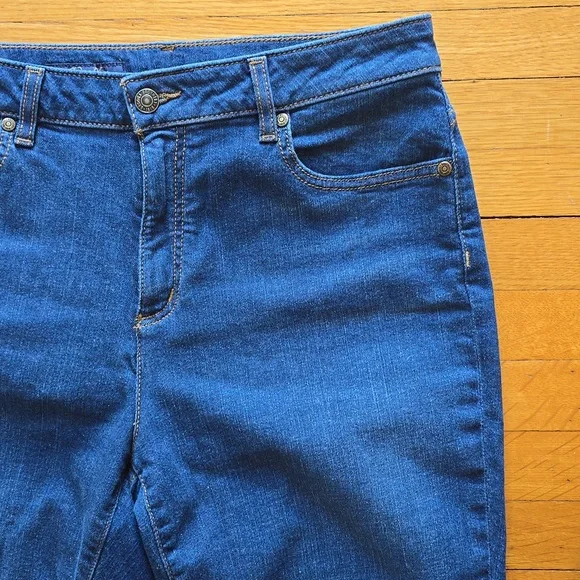 NWOT, Brooks Brothers, Straight Leg Dark Wash Jeans, Women's 10 - Picture 7 of 15